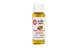 Indic Wisdom Edible Moringa Seed Oil Virgin & Cold Pressed  Plastic Bottle  30 millilitre